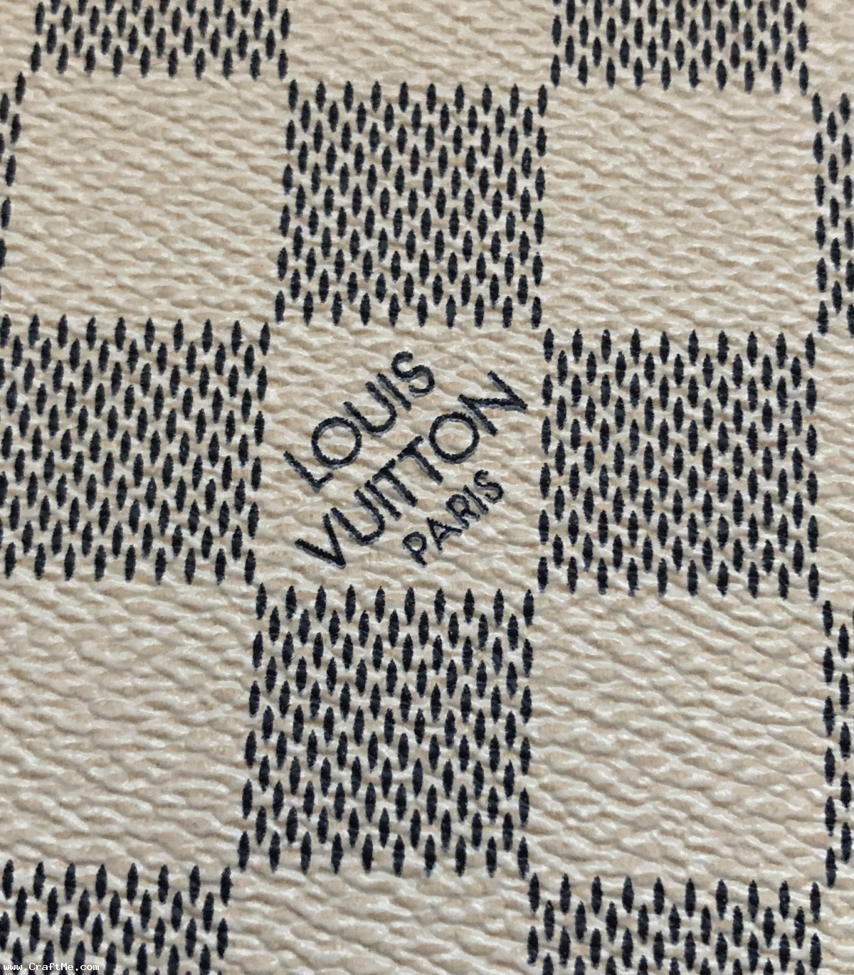 Lv fabric,vinyl 12x18 inch.