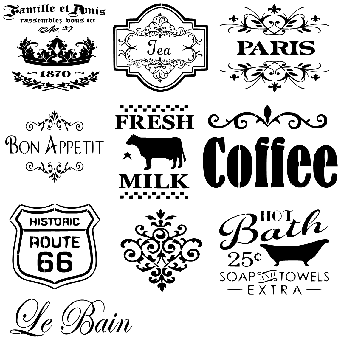 Vinyl Stencils